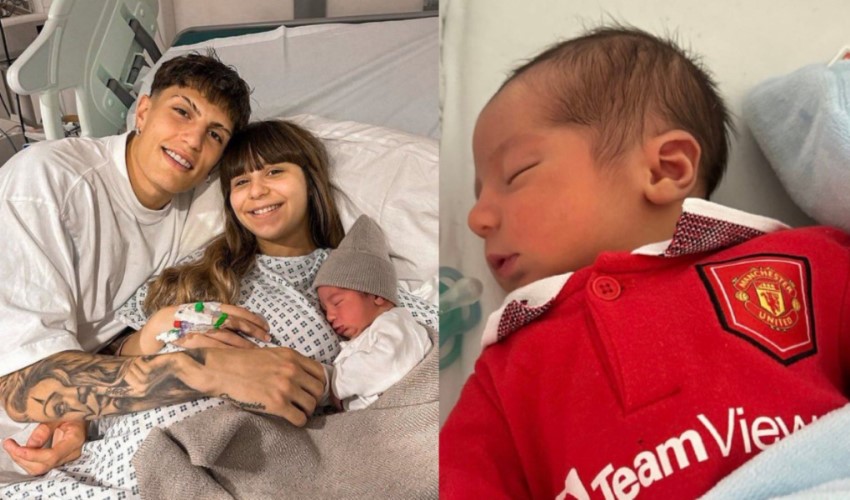 Manchester United'ın 19'luk yıldızı Alejandro Garnacho baba oldu