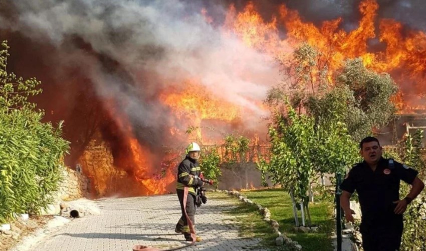 Fethiye Göcek’te orman yangını