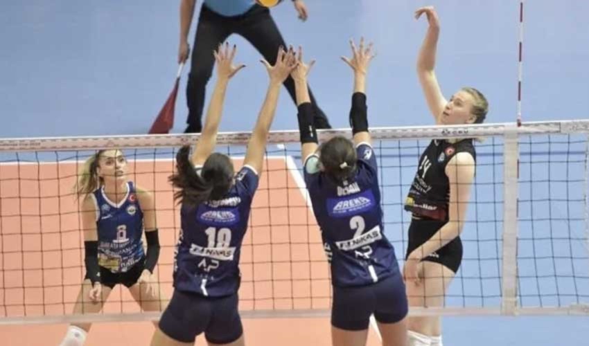 Nilüfer Belediyespor altın sette galip!