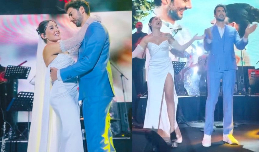 Şarkıcı Melek Mosso ile Serkan Sağdıç evlendi