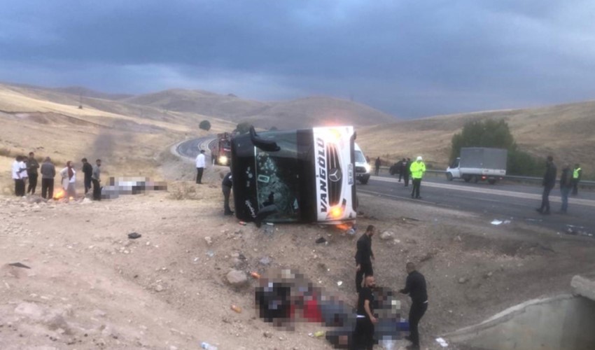 Yine yolcu otobüsü yine ölümlü kaza! 7 kişi öldü 40 kişi yaralandı