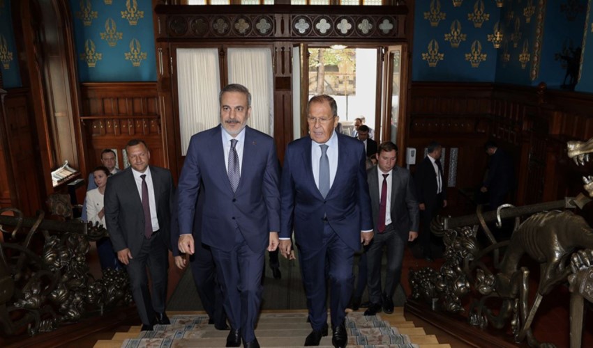 Dışişleri Bakanı Hakan Fidan Rus mevkidaşı Sergey Lavrov ile görüştü