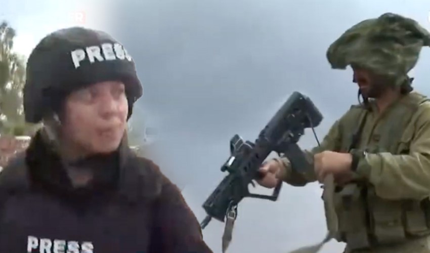 Intervento dei soldati israeliani contro la troupe della TRT!