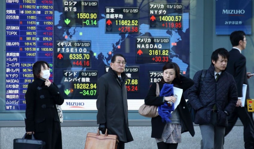 Borse asiatiche in prevalenza in calo