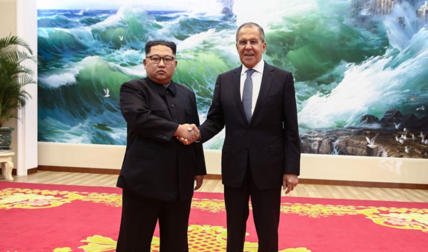 Rusya Dışişleri Bakanı Sergey Lavrov, Kuzey Kore lideri Kim Jong-un ile görüştü