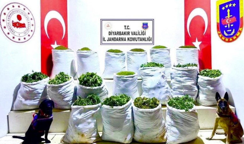 Diyarbakır’da uyuşturucu operasyonu: 285 kilo esrar ele geçirildi