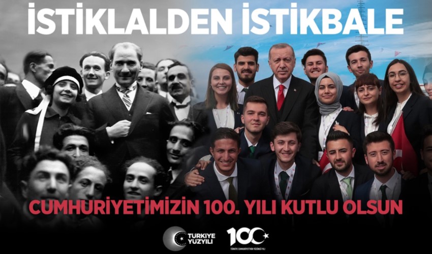 Cumhuriyet'in 100.yılı AKP propagandasına döndü: Tepki çeken internet sitesi!