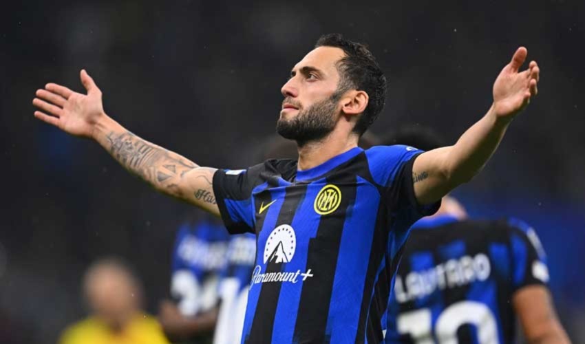 Inter'e galibiyeti Hakan Çalhanoğlu getirdi