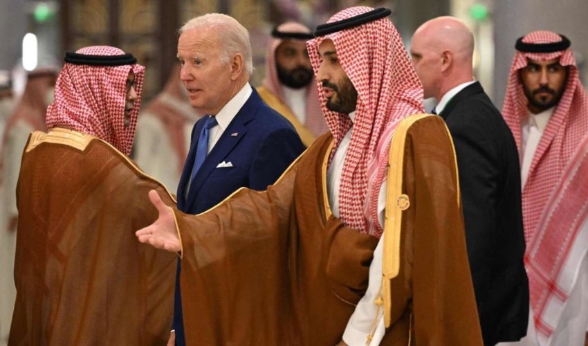 ABD Başkanı Biden ve Suudi Arabistan Prensi Selman görüştü