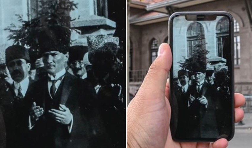 Anadolu Ajansı Cuhmhuriyet'in 100. yıl dönümünde siyah beyaz fotoğrafları farklı açılarla objektiflere yansıttı