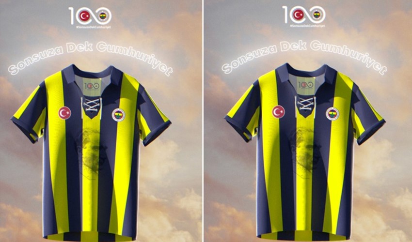 Fenerbahçe’den Cumhuriyet’in 100. yılına özel forma
