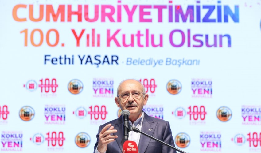 CHP Genel Başkanı Kılıçdaroğlu “Mansur Başkanın başkanlığında yine yolumuza devam edeceğiz”