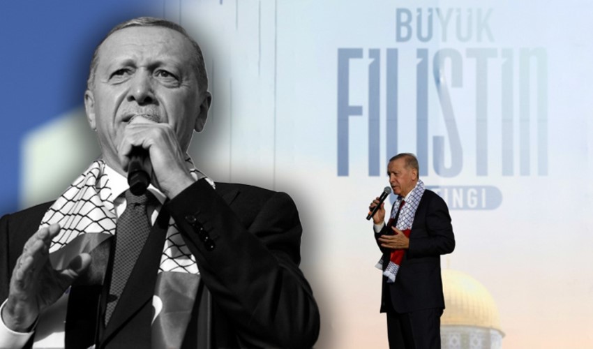 Erdoğan’ın Filistin mitingine ABD’den eleştiri