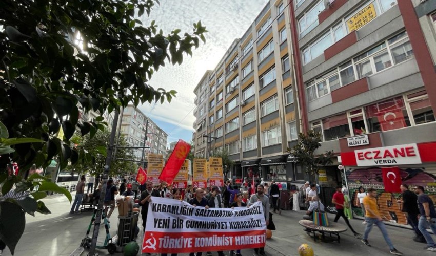 TKH sokağa çıktı: 'Aydınlık, bağımsız, sosyalist Türkiye'