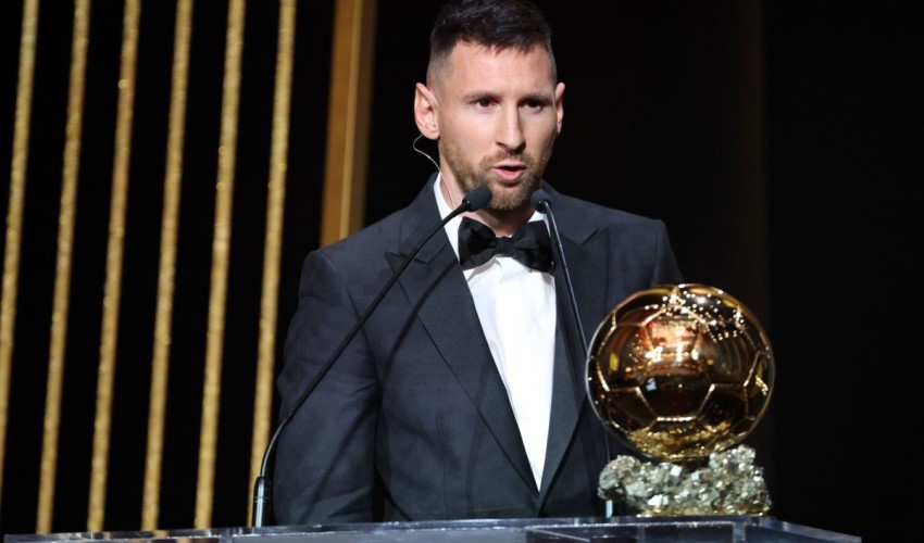 Messi 8. kez Ballon d'Or ödülü sahibi oldu