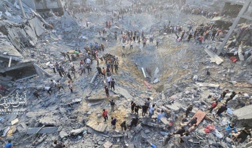 İsrail, Gazze'de mülteci kampını vurdu: Çok sayıda can kaybı