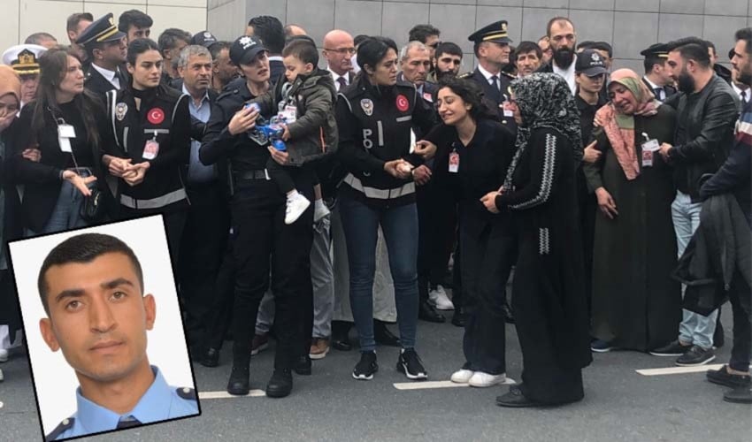 Şehit polis memuru Cihat Ermiş'in töreninde yürek burkan detay: Oğlu doğum gününde yetim kaldı!