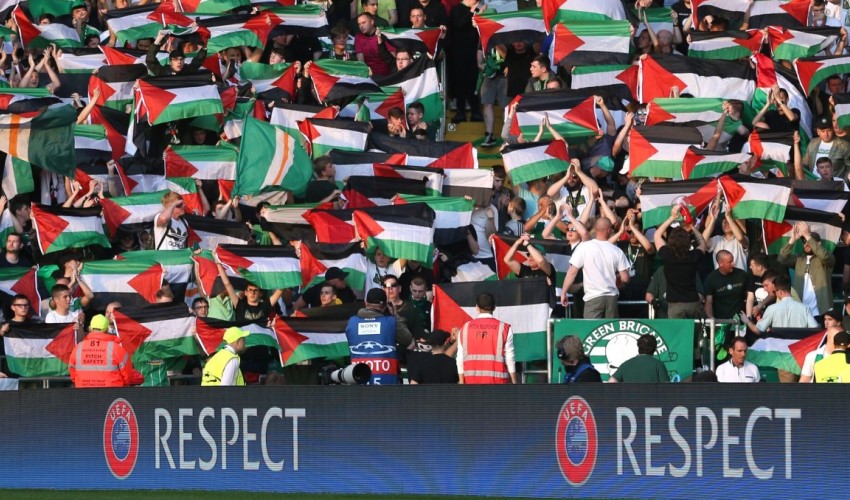 Filistin'e destek veren taraftarların maçlara girişi yasaklandı