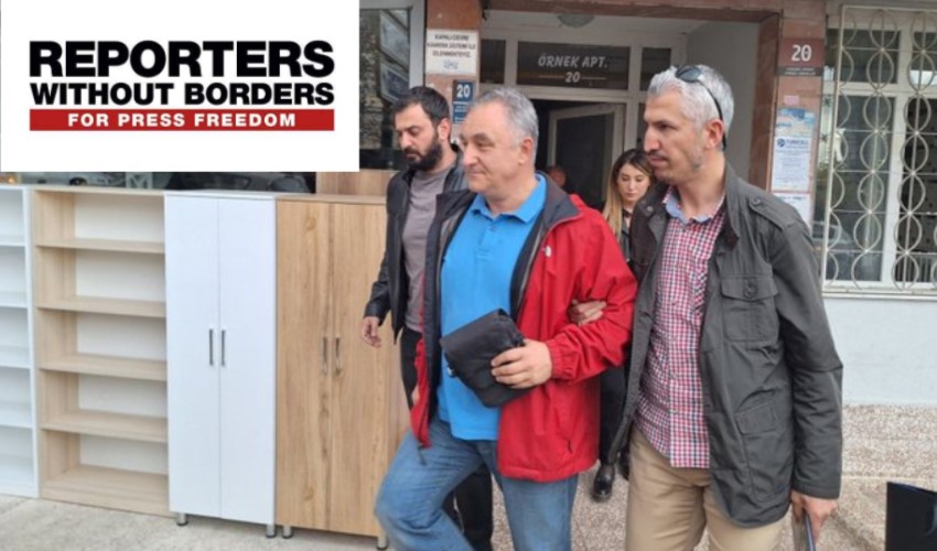 Sınır Tanımayan Gazeteciler (RSF), Tolga Şardan'ın gözaltına alınmasına tepki gösterdi