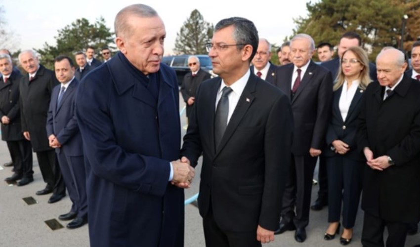 Erdoğan ve Özgür Özel’den ilk kare