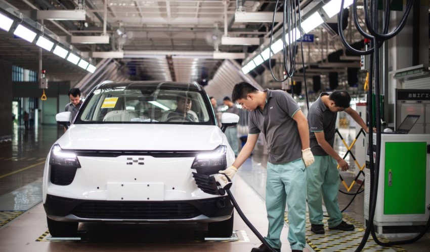 Çin'in elektrikli araç satışları artıyor