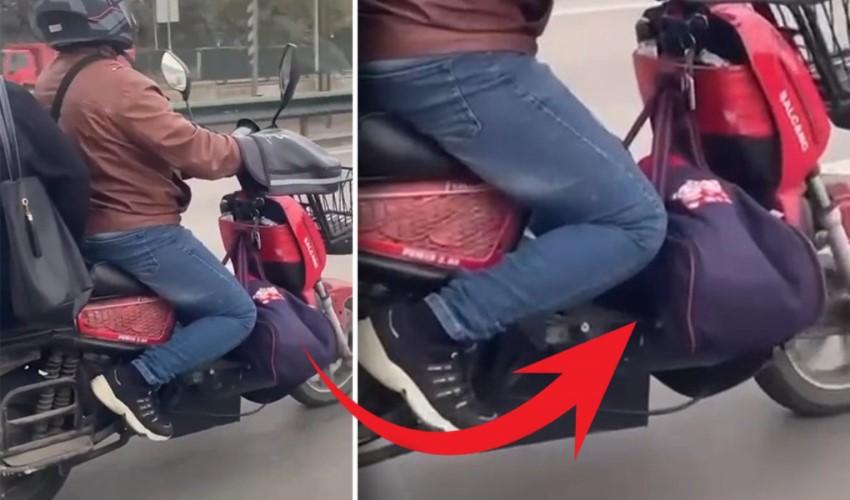 Viaggio pericoloso a Bursa: un motociclista mette a rischio la vita del suo bambino!