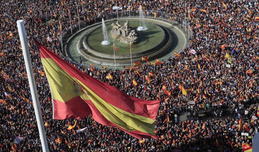 İspanya'da 'Katalan' protestosu
