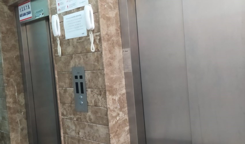 Yine KYK yine bir asansör kazası