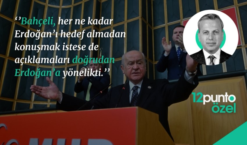 Tuncay Mollaveisoğlu scrive: 'Il discorso di Bahçeli, contrariamente a quanto dichiarato, mostra che c'è un problema nell'alleanza'