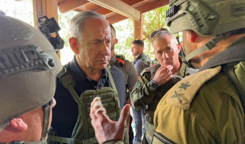 Il primo ministro israeliano Netanyahu si è recato nel nord della Striscia di Gaza occupata