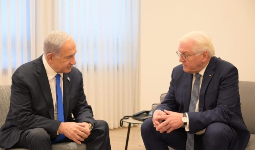 Netanyahu, Almanya Cumhurbaşkanı Steinmeier ile görüştü