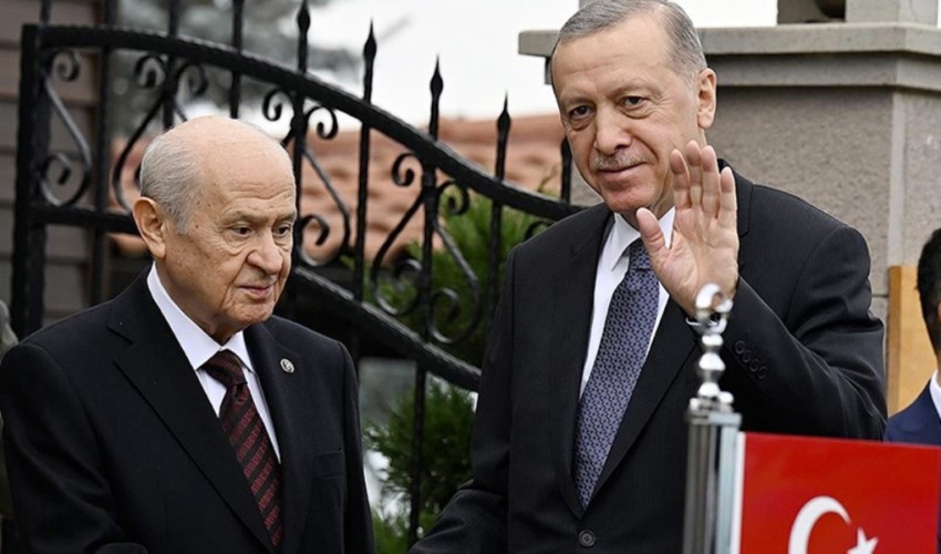 50+1 krizi sonrası Erdoğan ile Bahçeli’den ilk görüşme