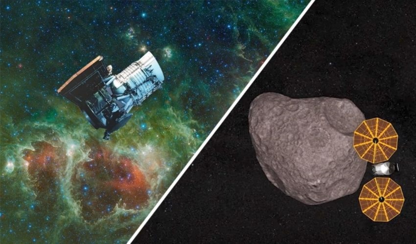 NASA asteroidin yörüngesinde dönen ikiz asteroitler gözlemledi