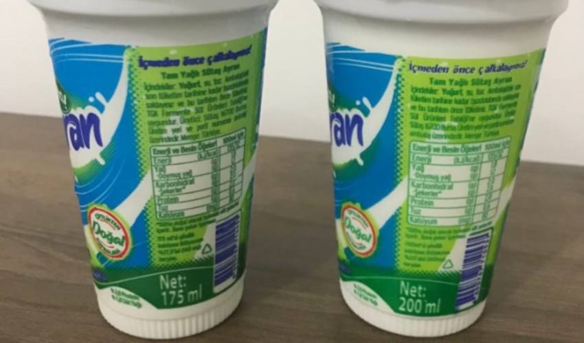 Il piccolo ayran che non arriva alla fine del pasto è ora ancora più piccolo