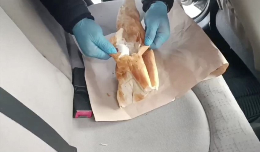 Traffico di droga nascosta nel pane a Kayseri!