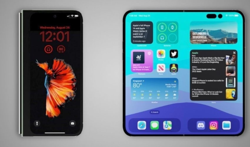 Samsung katlanabilir ekranlı iPhone için çalışmalarını başlattı