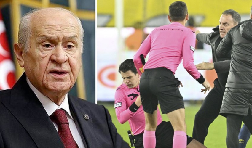 Appello di Devlet Bahçeli alla TFF e agli arbitri: 'Riconsiderate la decisione di sospensione'