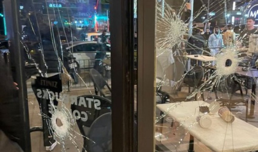 Adana'da Starbucks'a silahlı saldırı