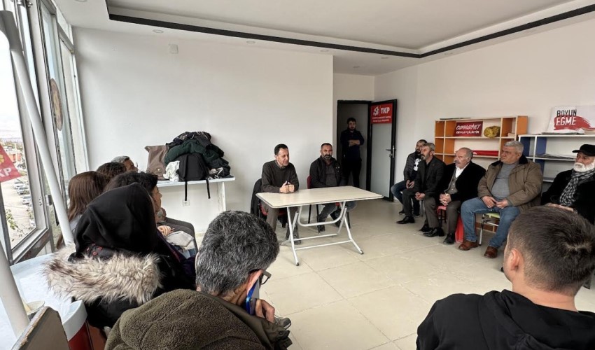 TKP Erzurum'da Köy Evi açıyor