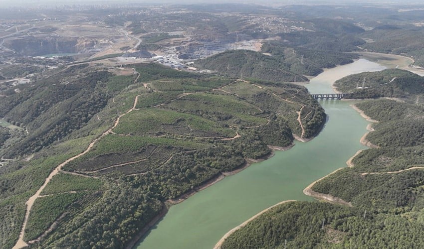 İstanbul barajlarındaki doluluk oranı yüzde 49.88'e yükseldi