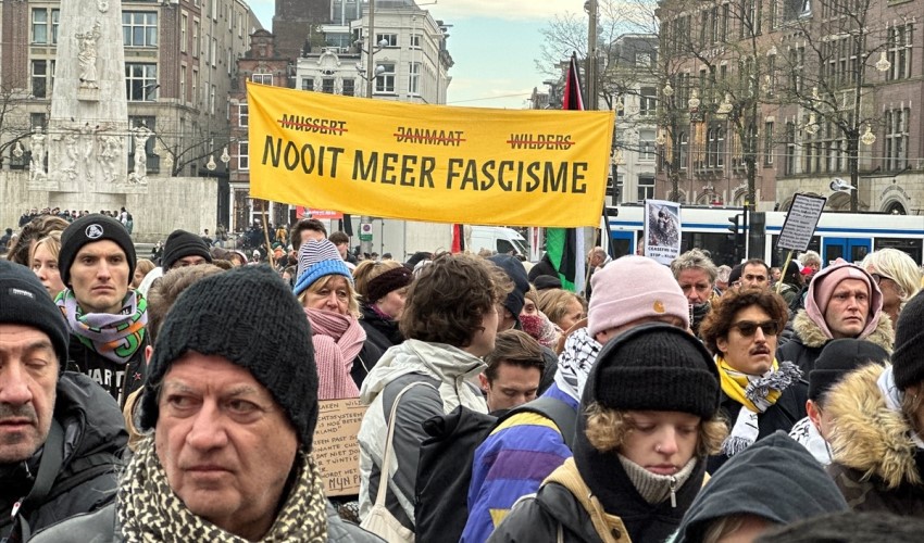 Wilders'ın seçimleri kazanması protesto edildi