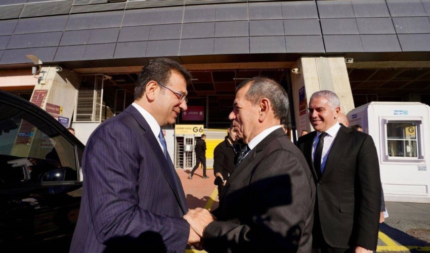 Visita di Ekrem İmamoğlu a Dursun Özbek