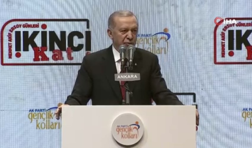 Erdoğan yine CHP'ye yüklendi. 