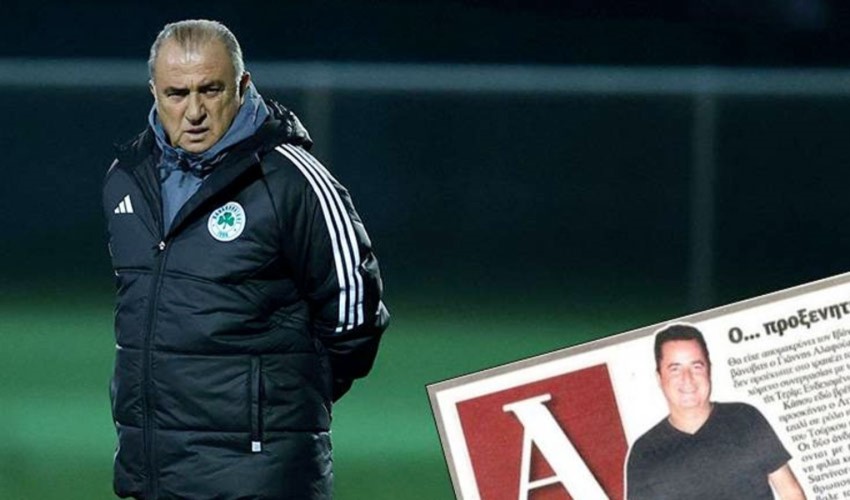 La stampa greca scrive: l'ipotesi del ruolo di Acun Ilıcalı nella firma di Fatih Terim con il Panathinaikos