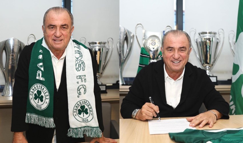 Fatih Terim, Panathinaikos ile resmi sözleşmeyi imzaladı