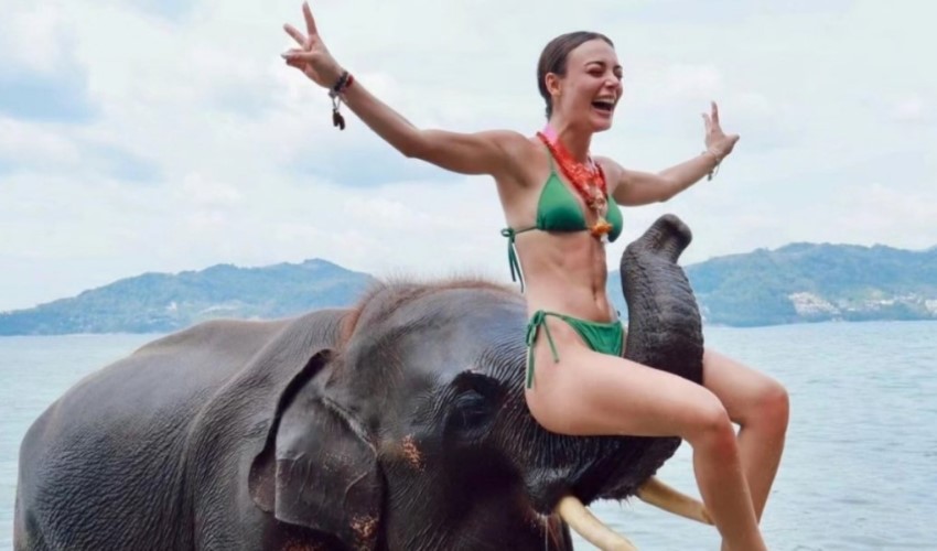 Oyuncu Rabia Soytürk'ten 'Tayland' çıkarması
