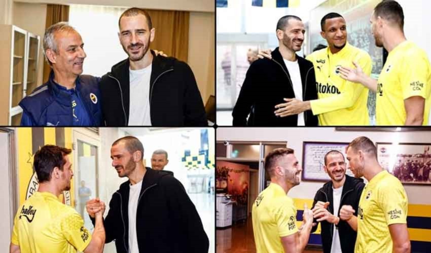 Fenerbahçe'nin yeni transferi Bonucci, takım arkadaşlarıyla bir araya geldi