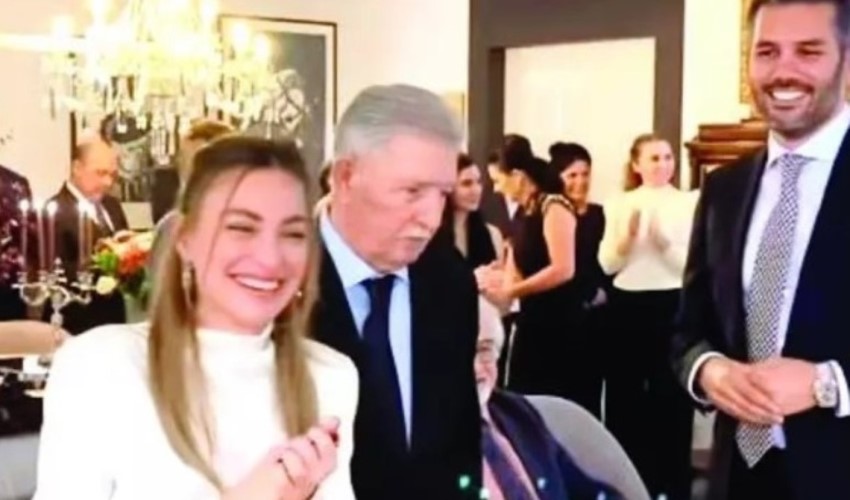 Sinan Çetin'in oğlu Rüzgar Çetin, Ahmet Nur Çebi'nin kızı Mina Nur ile nişanlandı