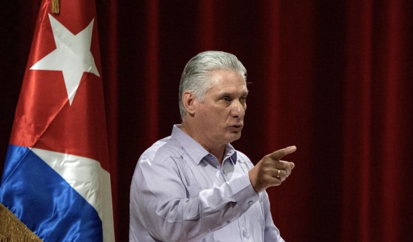 Küba Devlet Başkanı Canel: Özgür Filistin Devletine olan bağlılığımızı yineliyoruz