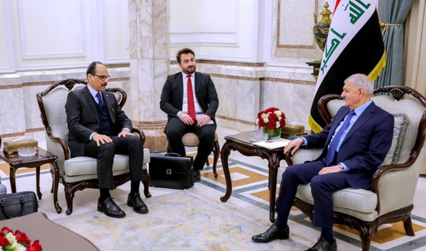 MİT Başkanı İbrahim Kalın, Irak’ta Abdullatif Reşid ve Muhammed Şiya es-Sudani ile görüştü